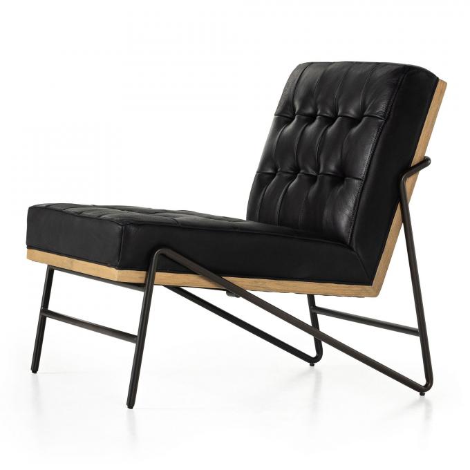 Accent PU Leather Lounge Chair Recliner Chaise Mobiliário moderno 1