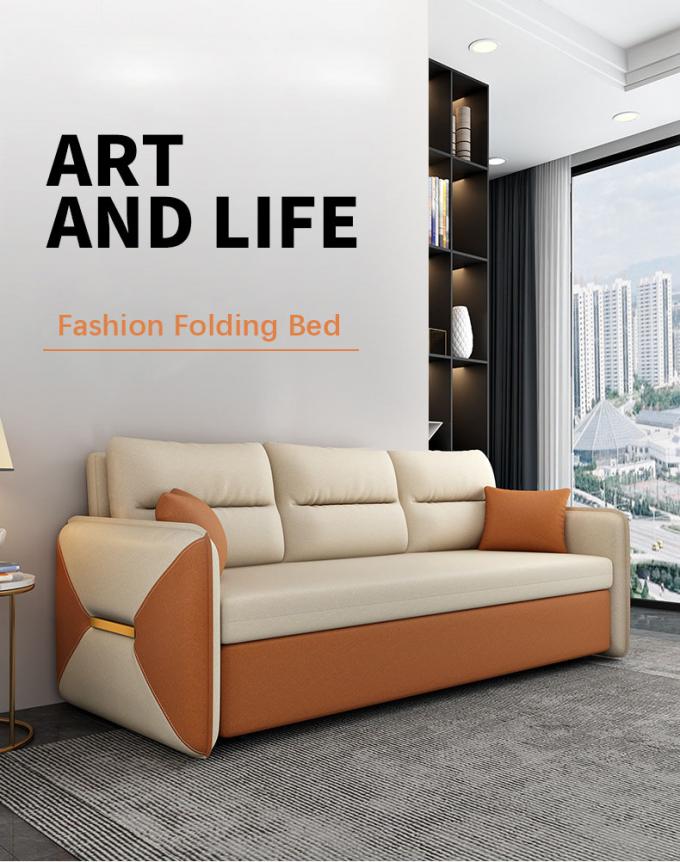 Mobiliário de sala de estar Sofá conversível Cama Loveseat Sleeper Cobertura de tecido 1