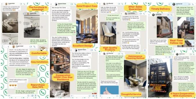 Sofá Modular Curvo de Luxo de Design Moderno Base de Madeira de Noz 2 Reclinável Para Mobiliário de Quarto de Hotel e Design de Interiores 17