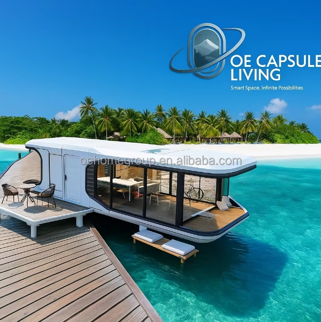 Casa Contêiner Cápsula Espacial para Dormir - Conceito Futuro 2