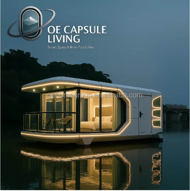 Casa Contêiner Cápsula Espacial para Dormir - Conceito Futuro 3