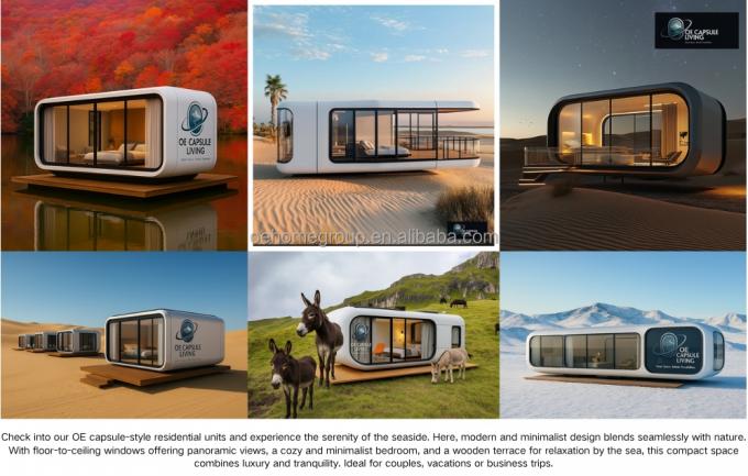 Sistema Inteligente Acampamento ao ar livre Casa Cabana Espaço Casa Móvel Espaço Espaço de Sala Prefabricado 12