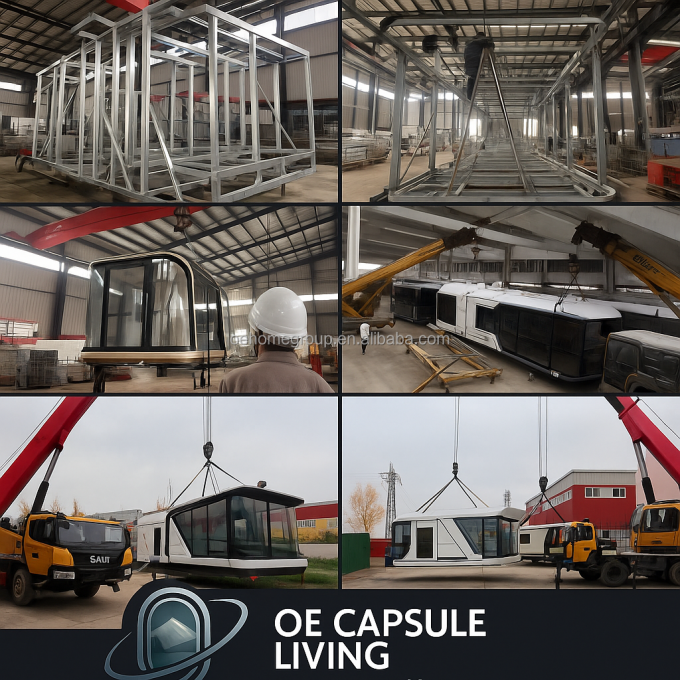 Sistema Inteligente Acampamento ao ar livre Casa Cabana Espaço Casa Móvel Espaço Espaço de Sala Prefabricado 30