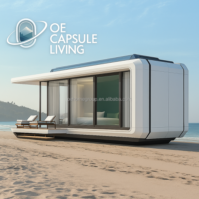20/40ft estilo chinês modular pré-fabrica casa pequena contêiner material de aço cabine para hotéis uso de escritório 6