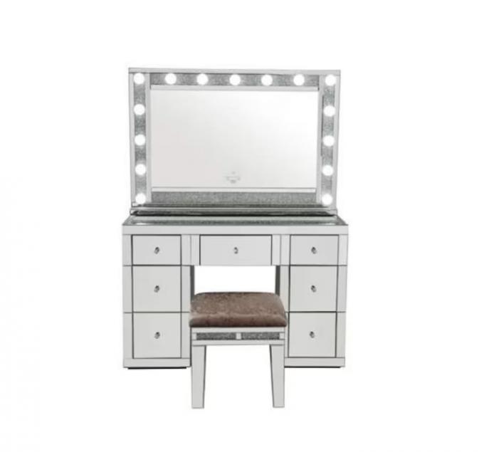 Quarto de banho com 2 gavetas e um compartimento de jóias para meninas. 16