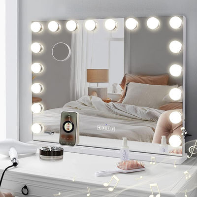 Compacto Led Hollywood 10x Vanity Mirror Plexiglass Material