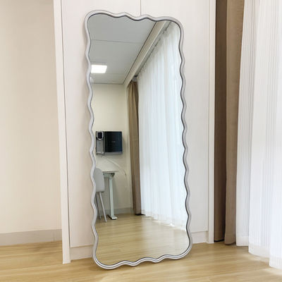 Quarto Decorativo Sem Quadro Comprimento do Chão Espelho Cavaleiro ondulado