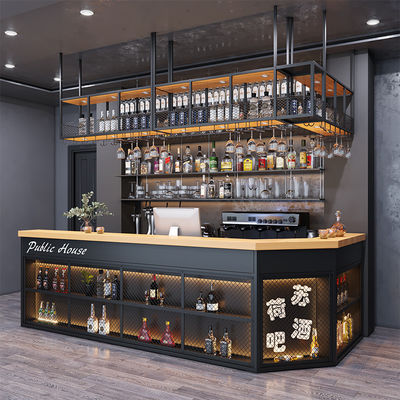 Mini LED Contador de altura Tabela de bar clube de noite Móveis modernos