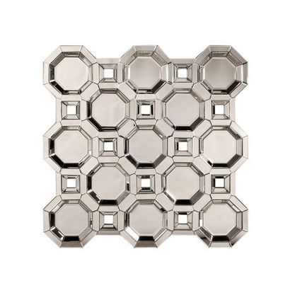 Espelhos de parede decorativos 3D emoldurados sob medida para restaurante de hotel