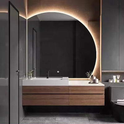 Banheiro Moderno em compensado Vanity 60 Inch Single Toilete Lavatório