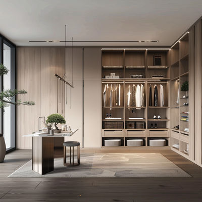 Mobiliário de quarto moderno e econômico Armário com armazenamento Armário de casa