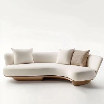 Material de preenchimento de espuma Luxury Living Room Fabric Sofa Velvet Upholster Sofa seccional para casa Hotel And End Design