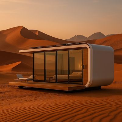 Durabilidade Usando Vários Container Prefab Casa Pequena Casa Portátil Pequena Casa Modular Camping Hotel Space Capsule