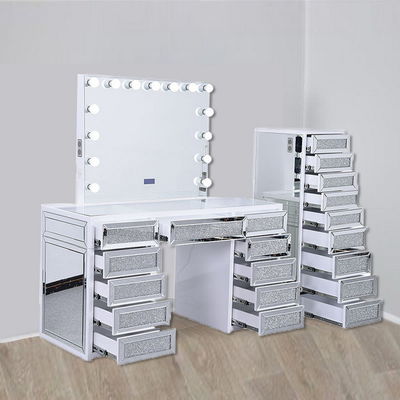 Maquiagem com Espelho Led Vanity Hollywood Dressing Table OEM