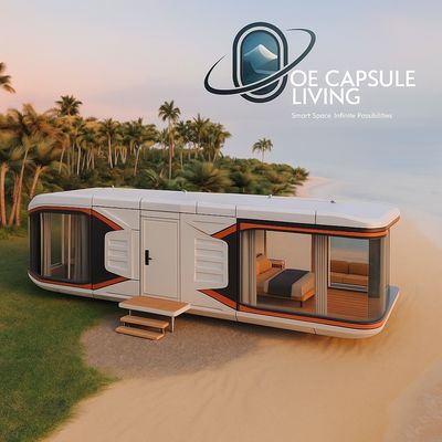 Casa pré-fabricada Hotel de luxo Vila modular 2 quartos Casas pré-fabricadas Espaço pré-fabricado Capsula Cabanas pré-fabricadas
